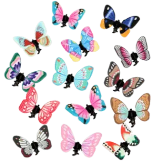 🦋 vlinder, natuur, kleurrijk, insect, schattig telegram sticker