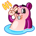 Stevey Beavey telegram stickers