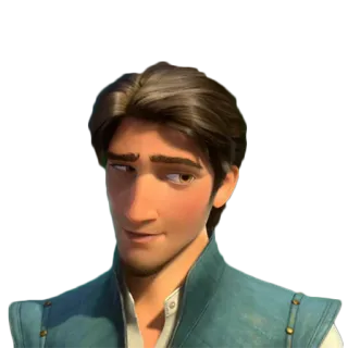 😕 Flynn Rider Tangled disney, công chúa tóc mây, flynn rider, hoàng tử, hoạt hình, nhân vật, phim hoạt hình telegram sticker