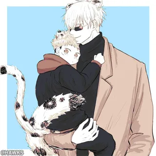 🖤 Gojo Satoru Jujutsu Kaisen Anime, Manga, Gojo Satoru, Jujutsu Kaisen, Carino, Fanart whatsapp sticker
