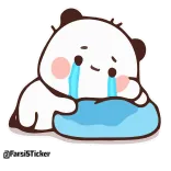 😭 llorando, triste, dibujos animados, lindo, kawaii, lágrimas telegram sticker