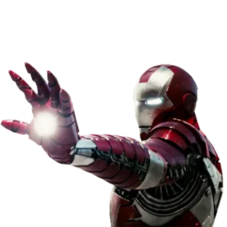 ✋ Iron Man Iron Man, Marvel, superhéroe, armadura, acción, Tony Stark whatsapp sticker