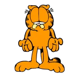 Garfield | @Premium_Emojis_Telegram telegram emojis 🤷‍♂️
