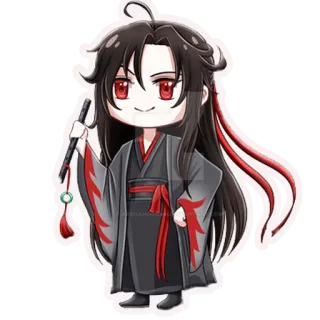 😇 anime, chibi, character, manga telegram sticker
