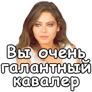 🎩 Вы очень галантный кавалер telegram sticker