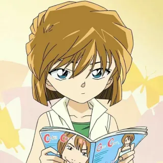 😦 COLU COLU Anime, Manga, Dziewczyna, Czytanie, Magazyn telegram sticker