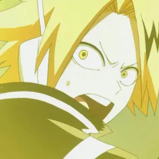 ⚡️ Denki Kaminari My Hero Academia Anime, My Hero Academia, Denki Kaminari, impactado, amarillo whatsapp sticker