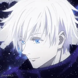❄ Satoru Gojo Jujutsu Kaisen Anime, Gojo, Satoru, Jujutsu Kaisen, Mangá, Personagem telegram sticker