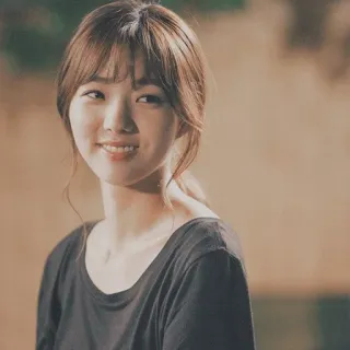 ❄ femme, portrait, fille, personne, beauté telegram sticker