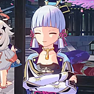 ❄️ Kamisato Ayaka Genshin Impact Anime, Video game, Genshin Impact, Ayaka, Lucu telegram sticker