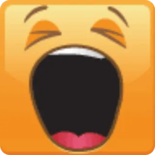 😫 表情符号, 打哈欠, 困倦, 无聊, 疲惫 telegram sticker