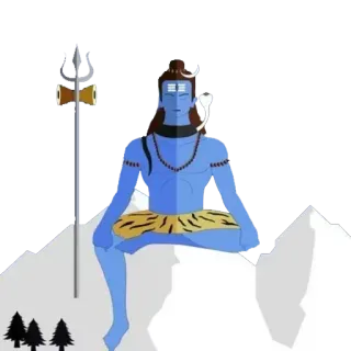 ✨ Shiva Hinduism, Shiva, India, God, Deity, Religion, Spiritual telegram sticker
