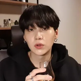🌻 Suga Suga, BTS, Korean celebrity, Music, Singer, K-Pop telegram sticker
