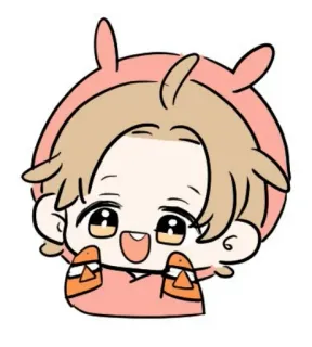 😆 만화, 치비, 귀여운, 카와이, 일러스트 telegram sticker