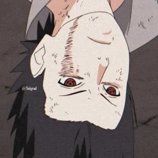 🔪 Sasuke Uchiha Naruto @Salgrad Anime, Sasuke, Uchiha, Mangekyo Sharingan, Ninja, Naruto whatsapp sticker
