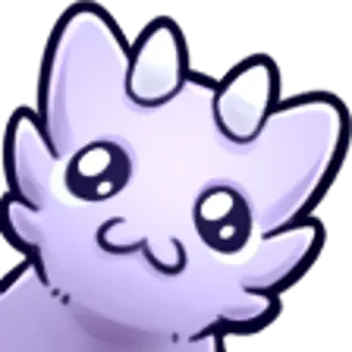 😺 lindo, dibujos animados, animal, monstruo, pegatina whatsapp sticker
