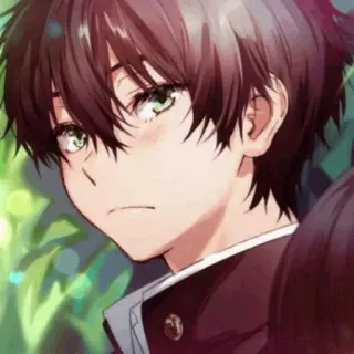 📎 anime, boy, teen, portrait, cartoon, character telegram sticker