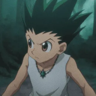 🌿 Gon Freecss Hunter x Hunter Anime, Gon, Hunter, Dessin animé, En colère telegram sticker