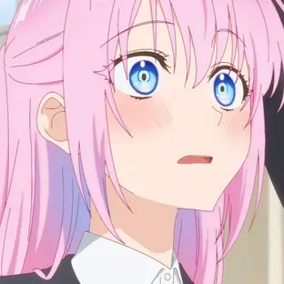 🌷 Anime, Manga, Mädchen, Pinke Haare, Süß, Charakter, Animation telegram sticker