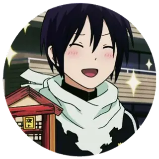 😄 Yato Noragami 动漫, 漫画, 角色, 神, 日本动漫 whatsapp sticker