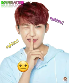 🤐 WANNAONE
syhhh!! Kpop, Occhiolino, Silenzioso, Shhh, Idolo whatsapp sticker