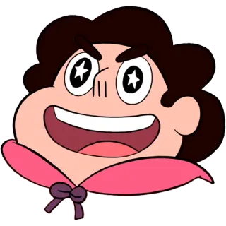 😃 Steven Universe 만화, 애니메이션, 스티븐 유니버스, 캐릭터, 얼굴, 별 telegram sticker