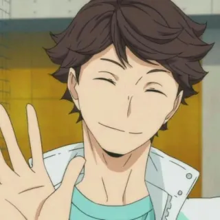 🍃 Oikawa Tooru Haikyuu!! Anime, Haikyuu, Oikawa Tooru, Oikawa, Volleyball telegram sticker