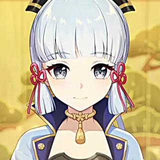 ❄️ Ayaka Genshin Impact Anime, Genshin Impact, Ayaka, Video game, Karakter, Waifu telegram sticker