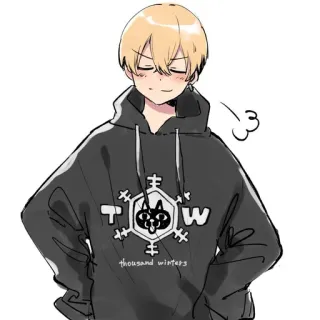 😌 TW
thousand winters Аниме, Худи, Каваий, Зима, Снежинка, Милый, Кот telegram sticker