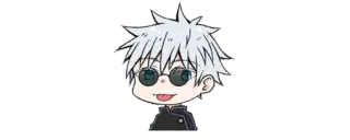 ✨ Satoru Gojo Jujutsu Kaisen Anime, Chibi, Gojo, Jujutsu Kaisen, Satoru Gojo telegram sticker