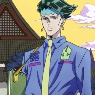 🤨 Rohan Kishibe JoJo's Bizarre Adventure 露伴 Anime, Manga, Le bizzarre avventure di JoJo, Rohan Kishibe whatsapp sticker