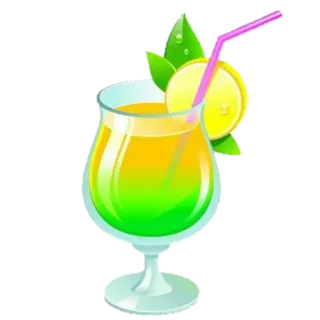 🍹 bebida, cóctel, limón, jugo, verano, refresco telegram sticker