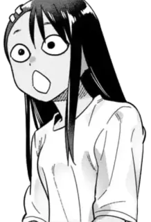 ◾️ Anime, Manga, überrascht, Cartoon, Mädchen, Charakter, Zeichnung, Illustration telegram sticker