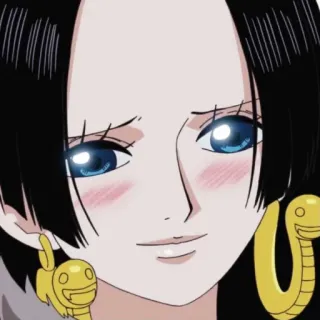 🥰 Boa Hancock One Piece Anime, Mangá, Boa Hancock, Pirata, Rainha telegram sticker