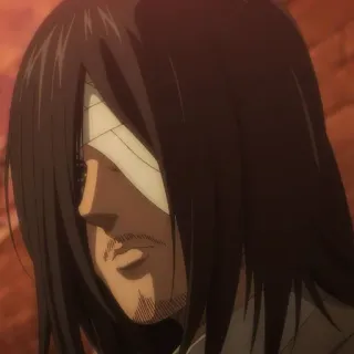 🖤 Eren Yeager Attack on Titan アニメ, 進撃の巨人, エレン・イェーガー, キャラクター, 漫画, シリアス telegram sticker