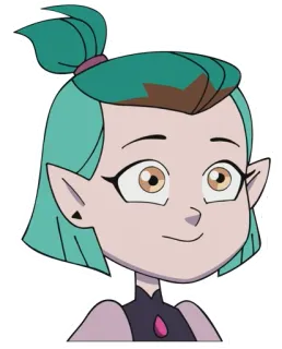 🥺 Amity Blight The Owl House อมิตี้ ไบลท์, บ้านนกฮูก, การ์ตูน, อนิเมชั่น, ตัวละคร telegram sticker
