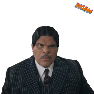 😠 DREAAA homem, fato, engraçado, sério, adesivo, careta, franzindo telegram sticker