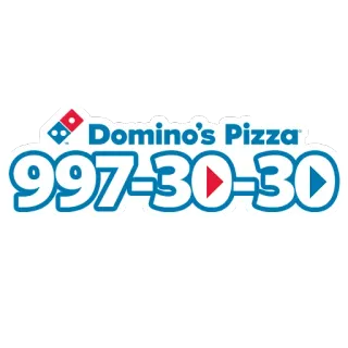 ☎ 997-30-30 Dominos, Pizza, Comida, Entrega, Restaurante, Para llevar telegram sticker