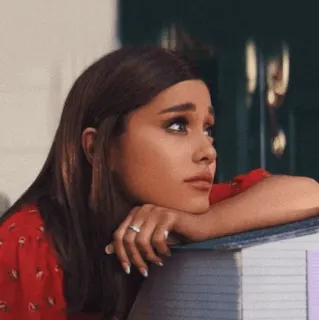 🌃 Ariana Grande ดาราเพลงป๊อป, นักร้อง, ผู้หญิง, คนดัง, ภาพเหมือน telegram sticker