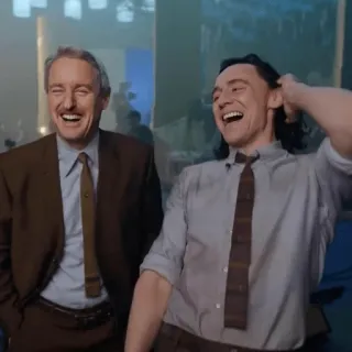 😂 Loki Loki, Owen Wilson, Tom Hiddleston, Marvel, Disney, Characters telegram sticker