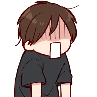 😱 anime, cartoon, expression, embarrassed, shocked telegram sticker