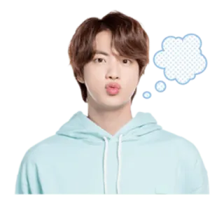 😗 Jin kpop, bts, idol, chanteur, célébrité, musique telegram sticker