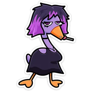 Дикие гусыни @stiky x @stickers_vk telegram stickers