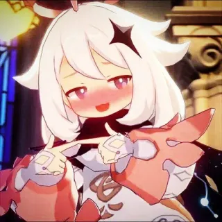 😅 Paimon Genshin Impact paimon, genshin impact, anime, videojuego, lindo telegram sticker
