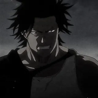 🖇️ Yami Sukehiro Black Clover Аниме, Манга, Ями Сукехиро, Чёрный клевер, Магия, Волшебник, Персонаж telegram sticker