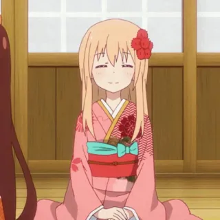🍣 Anime, Chica, Kimono, Lindo, Dibujos animados telegram sticker