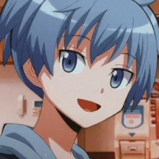 🌀 Nagisa Shiota Assassination Classroom Anime, Mangá, Nagisa Shiota, Assassination Classroom, Personagem, Fanart whatsapp sticker
