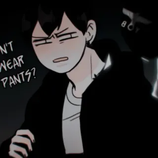 🕯 DON'T WEAR PANTS? Anime, Manga, Frage, Hose telegram sticker