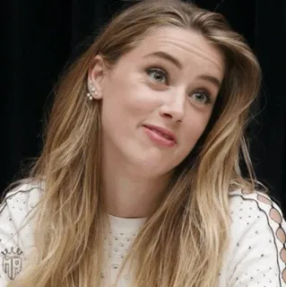 💋 Amber Heard актриса, знаменитость, женщина, человек, блондинка telegram sticker