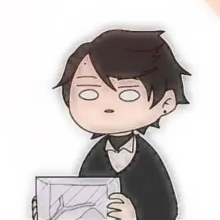 🐾 Anime, Personage, Cartoon, Tekening, Illustratie whatsapp sticker